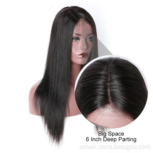Factory Wholesale Original Ombre Bang Curly Nature Natural Black Woman Transparent Lace Wig 100% Human Hair